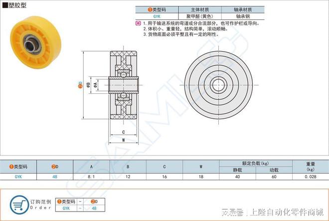 塑胶材质福来轮的应用设备(图1)